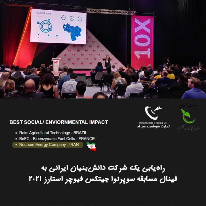 حضور یک شرکت دانش‌بنیان ایرانی در فینال مسابقه سوپرنوا نمایشگاه جیتکس فیوچر استارز ۲۰۲۱